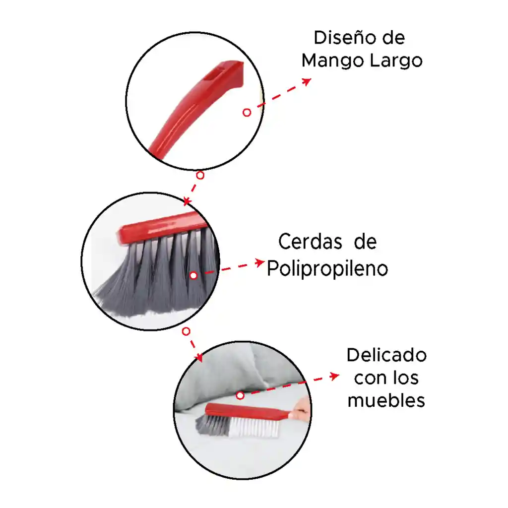 Cepillo Quita Polvo De Mano