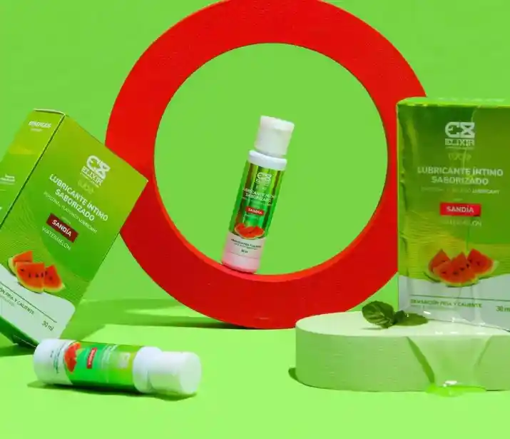 Lubricante Frio Calor - Sabor Sandia - Elixir - 30ml