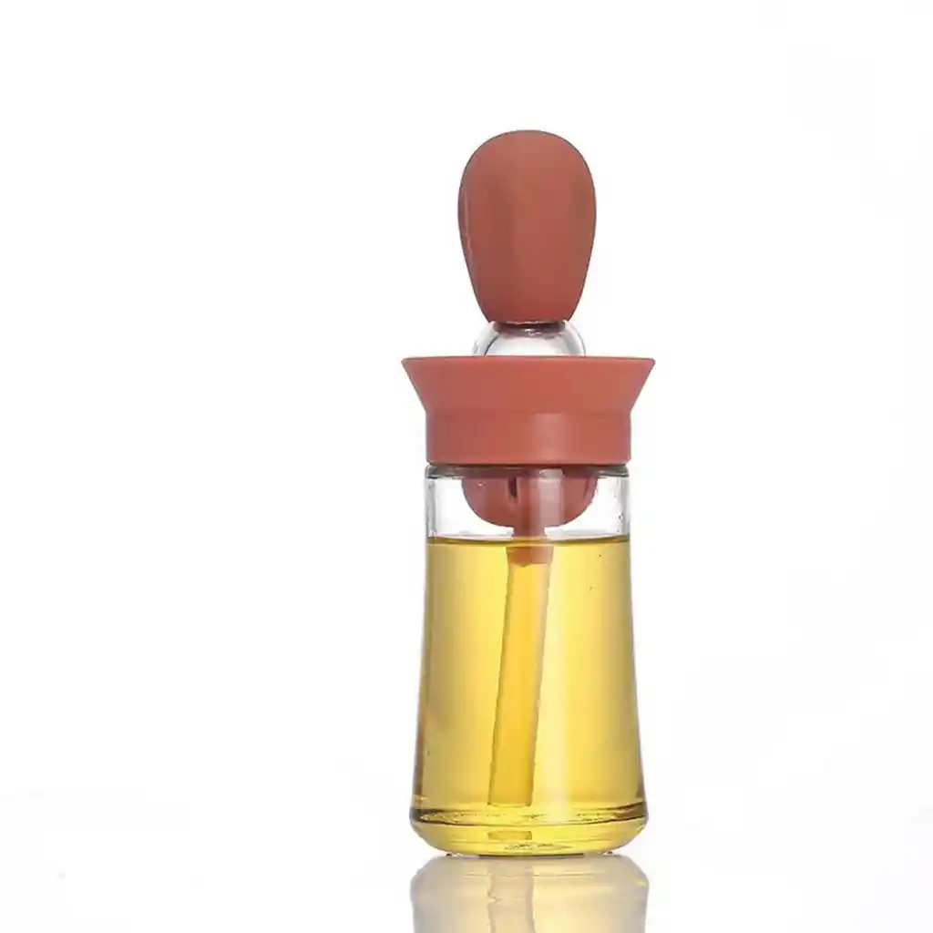 Dispensador De Aceite Con Brocha De Silicona