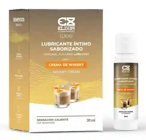Lubricante Caliente - Sabor Crema De Whisky - Elixir - 30ml