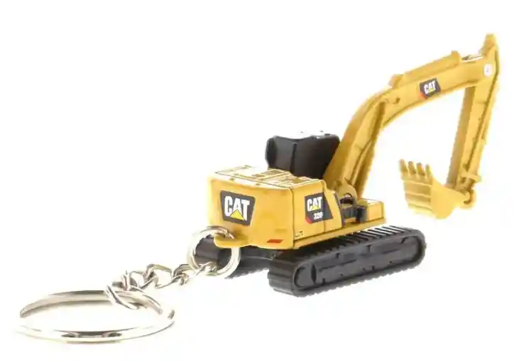 Llavero De Excavadora Cat Caterpillar 320 1:160 Color Amaril
