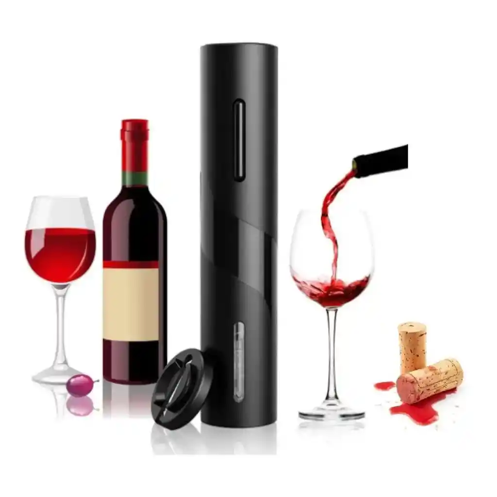 Destapador Eléctrico De Botellas De Vino Con Accesorios