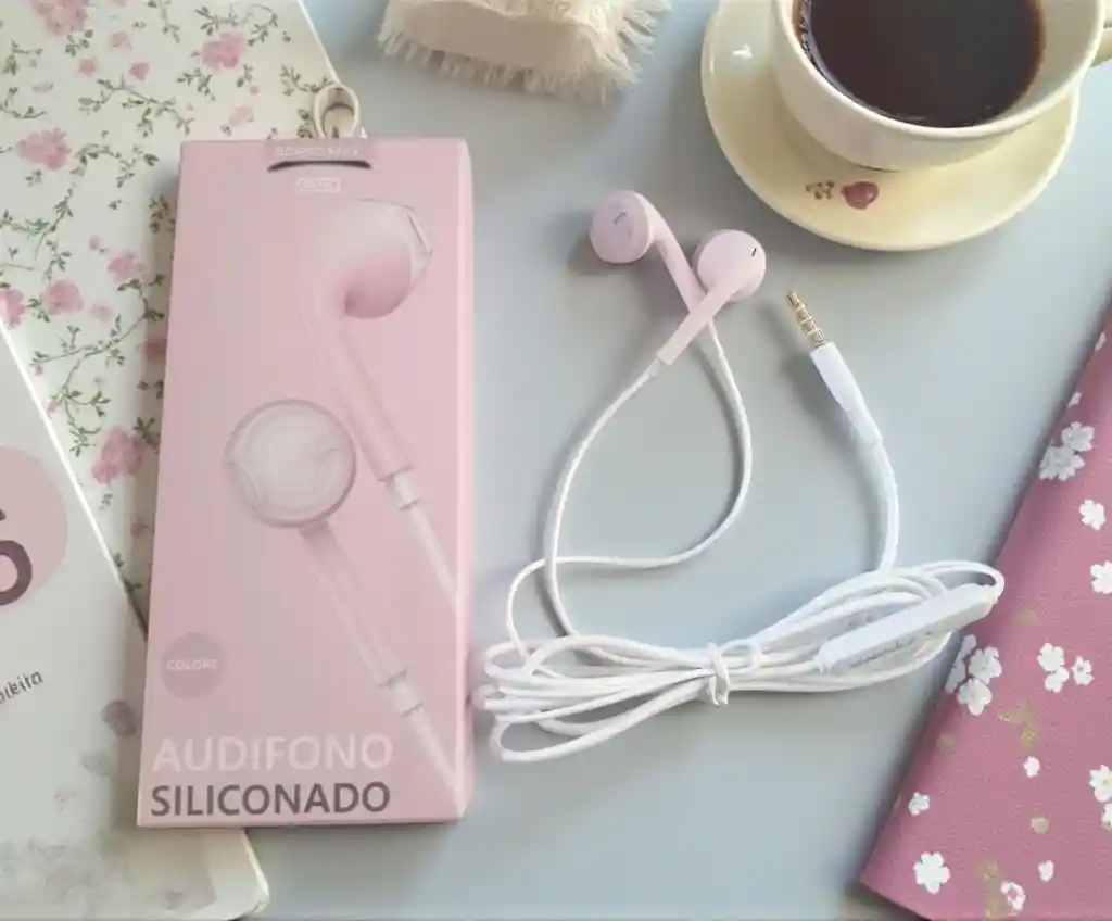 Audífono Siliconado Speed Song Sg-176 Rosado
