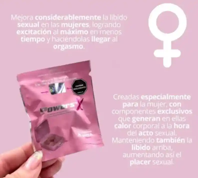 Potencializador Sexual Mujer Power X