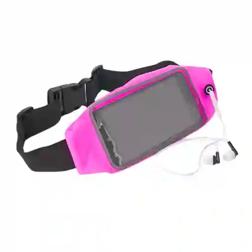 Canguro Porta Celular Fucsia Deportes Fitness