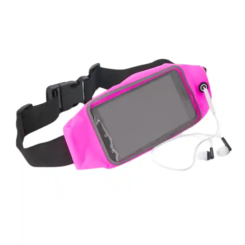 Canguro Porta Celular Fucsia Deportes Fitness