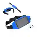 Canguro Porta Celular Azul Deportes Fitness