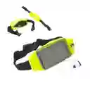 Canguro Porta Celular Amarillo Fluorecente Deportes Fitness