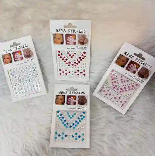 Gemas Adhesivas Pegatinas Plateadas Brillantes Disfraz Halloween