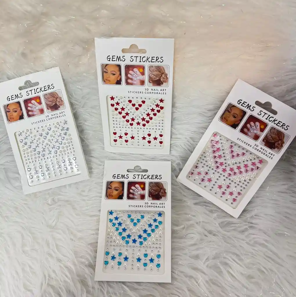 Gemas Adhesivas Pegatinas Plateadas Brillantes Disfraz Halloween