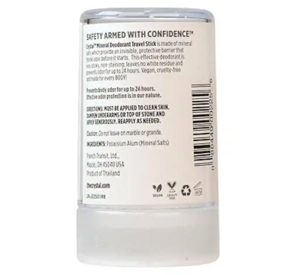 Desodorante Sin Aroma Crystar Body