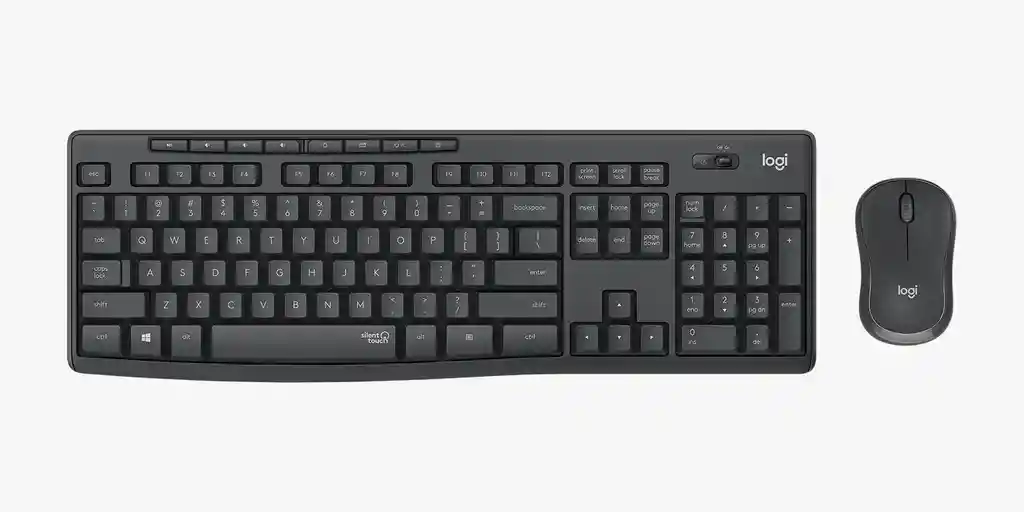 Combo Logitech Teclado Y Mouse Inalambrico Silent Referencia-mk295