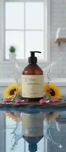 Shampoo Organico (aceites Vegetales De Ricino Germen De Trigo Y Soja) Sin Sal