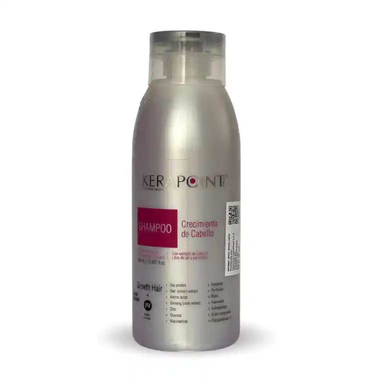 Shampoo Con Extracto De Cebolla Libre De Sal Y Parabenos
