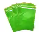 100 Bolsa Verde 40x30 Seguridad Lisa Mensajeria O Ecommerce