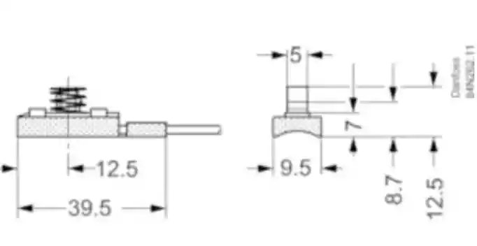 Sensor De Temperatura Aks 11 - Largo 3.5m Pt1000 - 084n0003