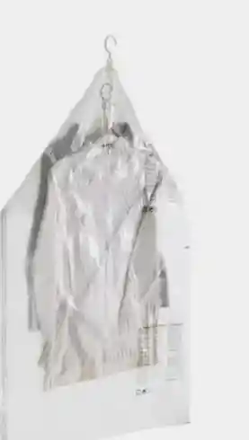 1 Bolsa Empaque Al Vacío Ropa 105x70cm No Exige Bomba Colgar