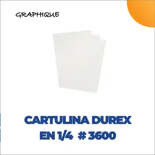 Cartulina Durex En 1/4