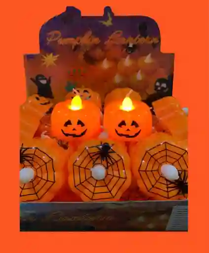 Vela De Calabaza X 6 Unidades