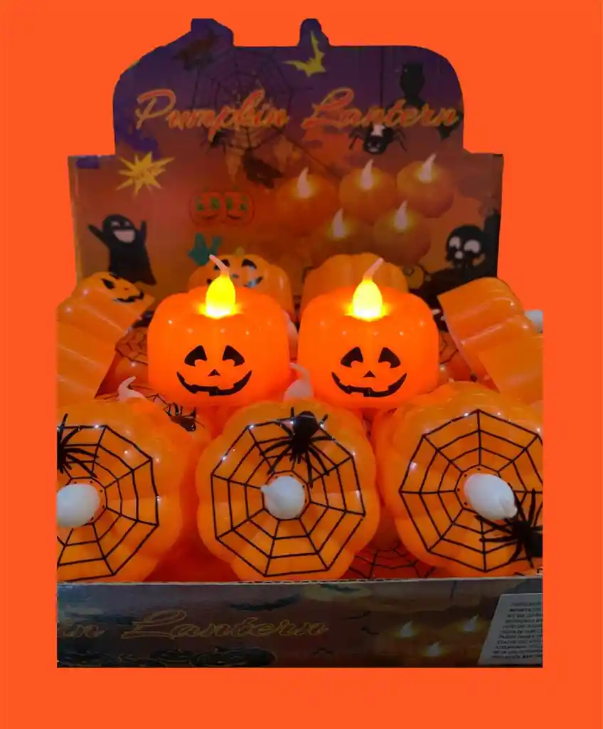 Vela De Calabaza X 6 Unidades