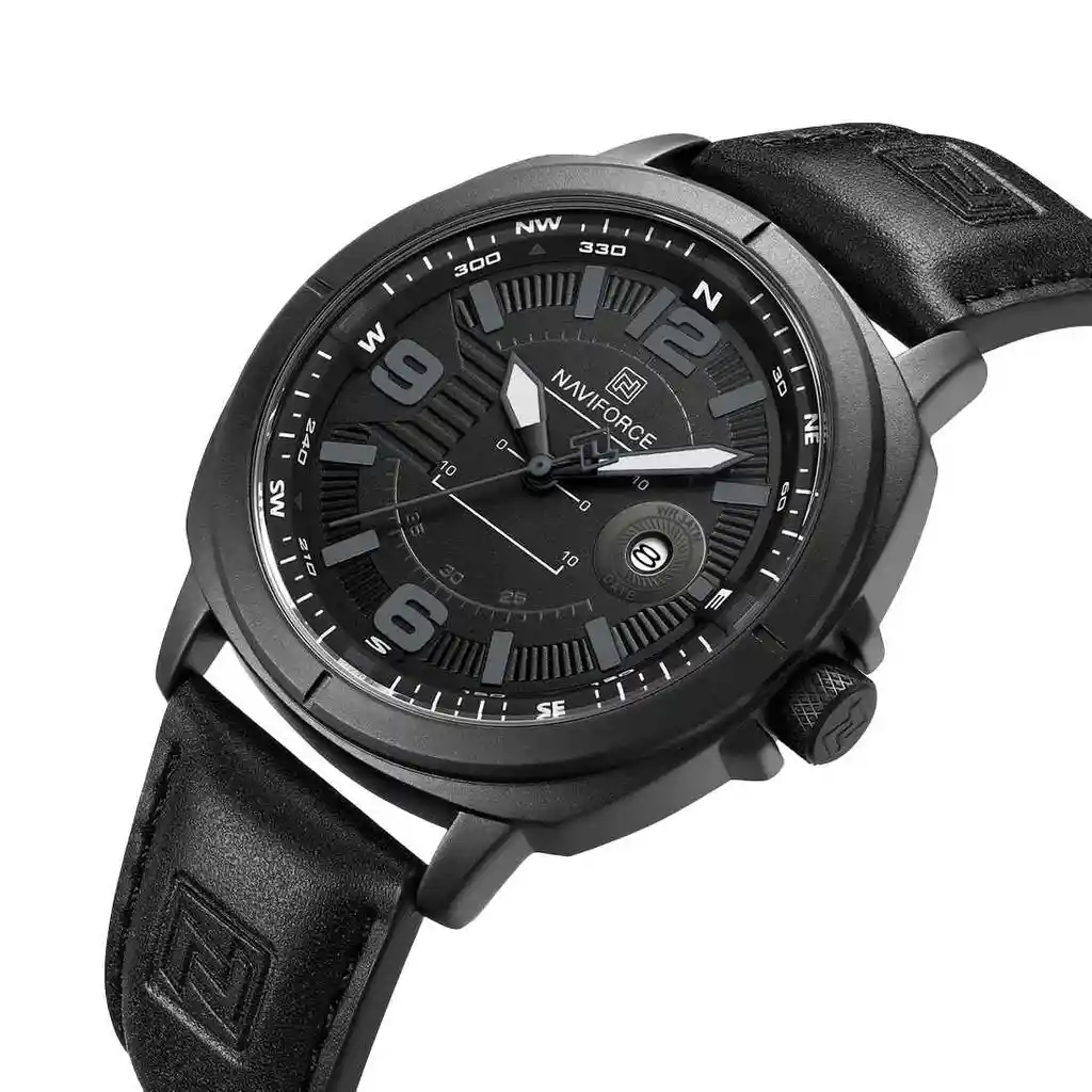 Reloj Naviforce Original Nf8078 Analogo Hombre + Estuche