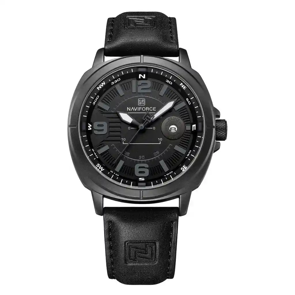Reloj Naviforce Original Nf8078 Analogo Hombre + Estuche