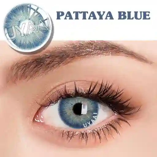 Lentes De Contacto Color Azul Halloween Disfraz