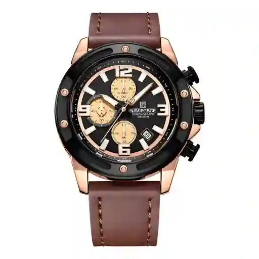 Reloj Naviforce Original Nf8074 Analogo Hombre + Estuche