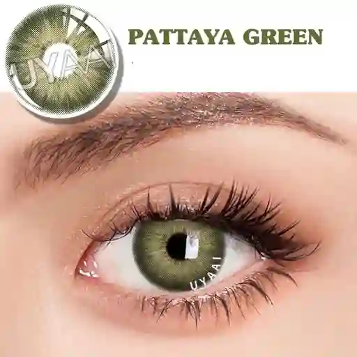 Lentes De Contacto Color Verde Cosplay Disfraz Halloween