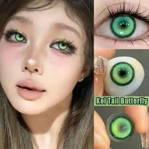 Lentes De Contacto Color Verde Halloween
