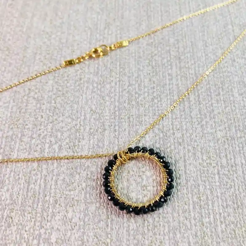 Collar Dalia Con Piedra Espinela