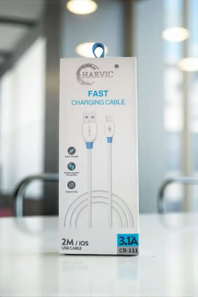 Cable Harvic Carga Rápida 3.1a Iphone / Usb Cb-111 Cable De 2 Metros