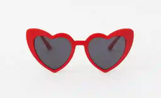 Gafas Corazón Rojas