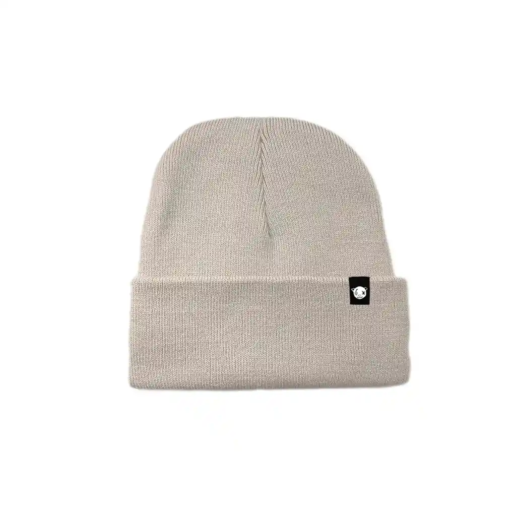 Gorro De Lana Beanie Unisex Avershy Mini Beige