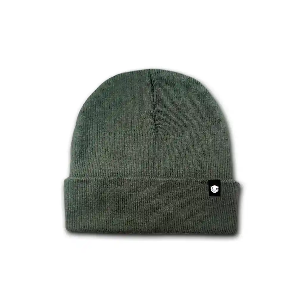 Gorro De Lana Beanie Unisex Avershy Mini Verde Militar