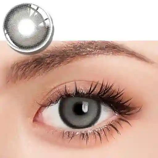 Lentes De Contacto Color Gris Cosplay Disfraz Halloween Gray