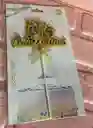 Topper Toppers Feliz Cumpleaños Metalizado Dorado