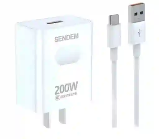 Cargador Tipo C 200w Carga Rápida Usb