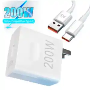 Cargador Tipo C 200w Carga Rápida Usb