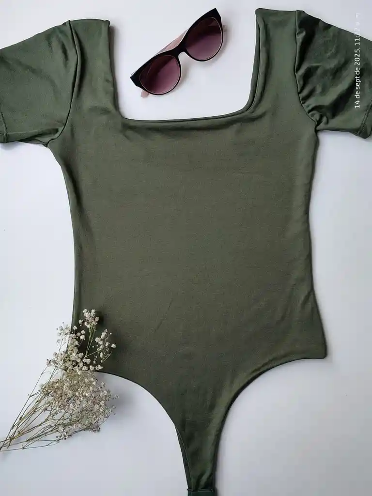 Body Manga Corta Escote