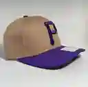 Gorra Nike Pirates Beige Con Morado