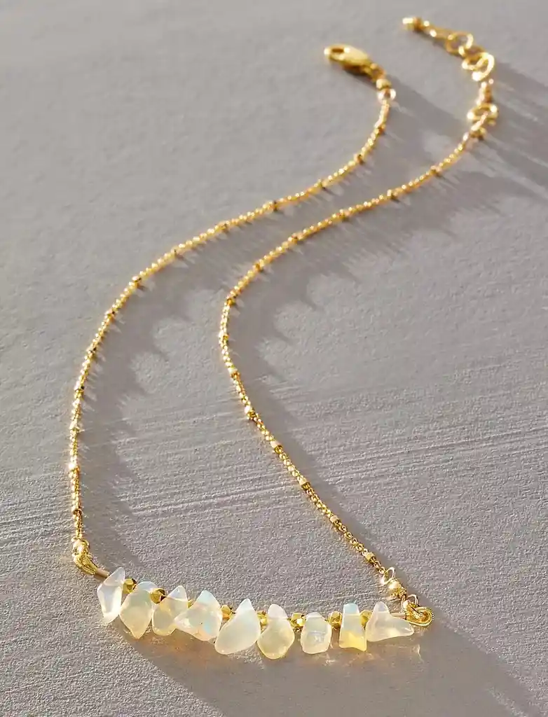 Collar De Opalo En Bruto