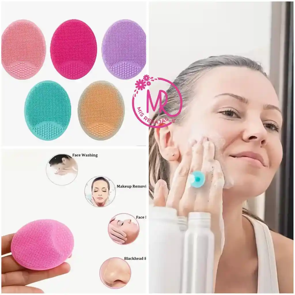 Cepillo Facial Limpiador Y Exfoliante De Silicona