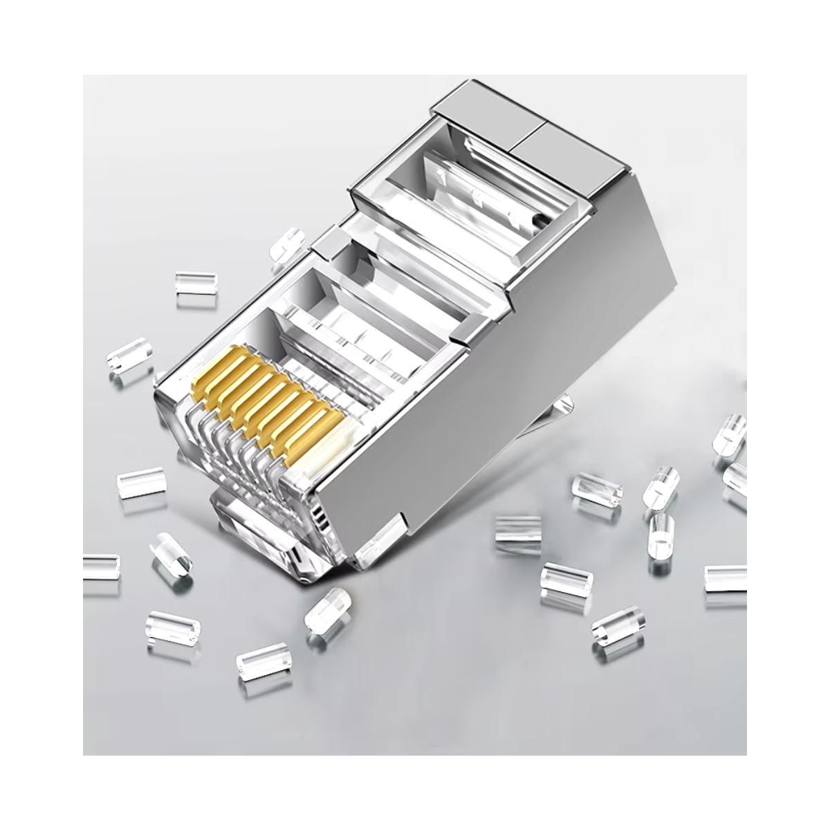 Conector Rj45 Metálico X100 - Rappi