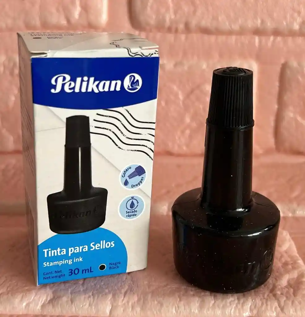 Tinta Para Sello Negra 30ml Pelikan