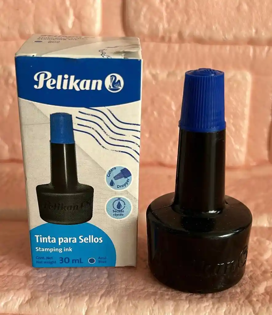 Tinta Para Sello Azul 30ml Pelikan