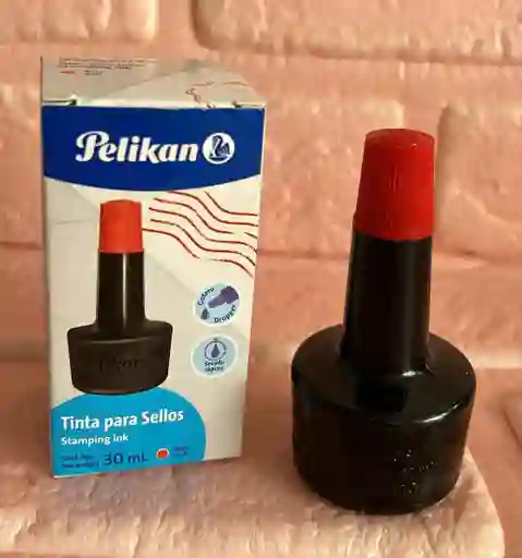 Tinta Para Sello Roja 30ml Pelikan