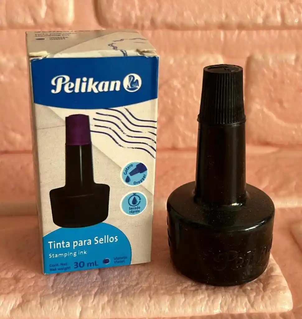 Tinta Para Sello Morada 30ml Pelikan