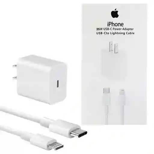 Cargador Iphone 25w Carga Rapida