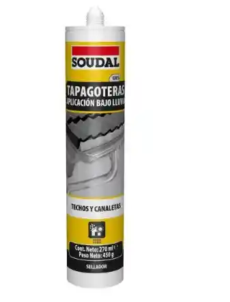 Tapagoteras - Aplicacion Bajo Lluvia Soudal 270ml